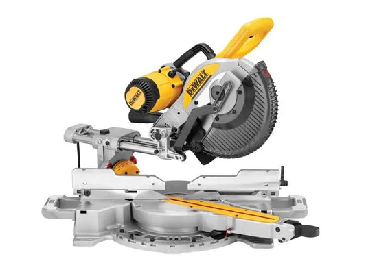 Dewalt DWS727 XPS Double Bevel Slide Mitre Saw 250mm 1675W 110V Dewalt