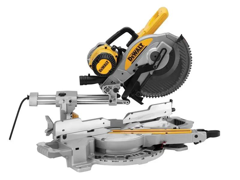 Dewalt DWS727 XPS Double Bevel Slide Mitre Saw 250mm 1675W 110V Dewalt