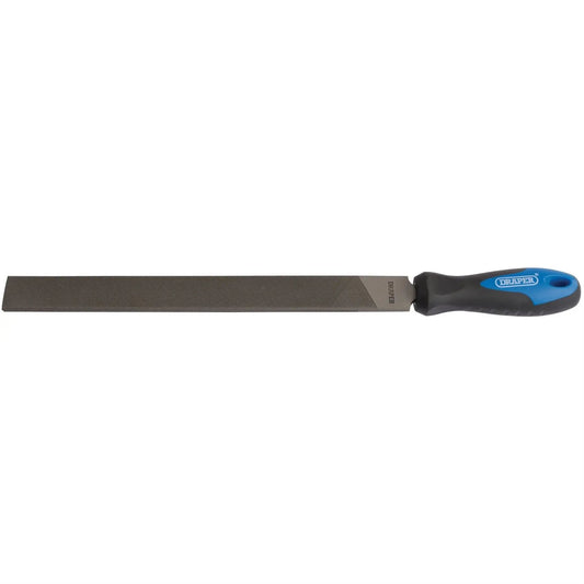 Draper 00008 Soft Grip Engineers Hand File and Handle 300mm Draper