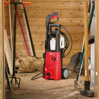 Draper 00786 230V Pressure Washer 1600W 135Bar Red Draper