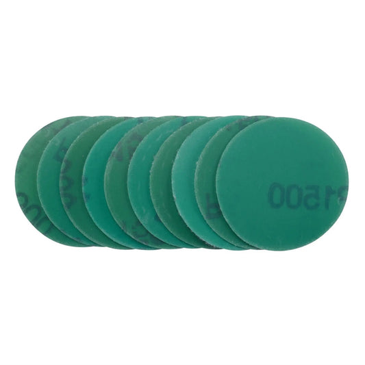 Draper 02012 Wet and Dry Sanding Discs with Hook and Loop 50mm 1500 Grit Pack of 10 Draper