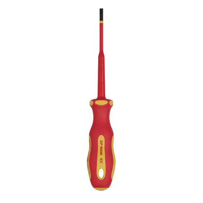 Draper 02160 XP1000® VDE Slimline Plain Slot Screwdriver 4.0 x 100mm Draper