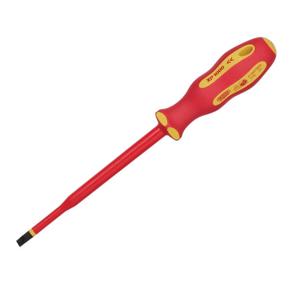 Draper 02162 XP1000® VDE Slimline Plain Slot Screwdriver 6.5 x 150mm Draper