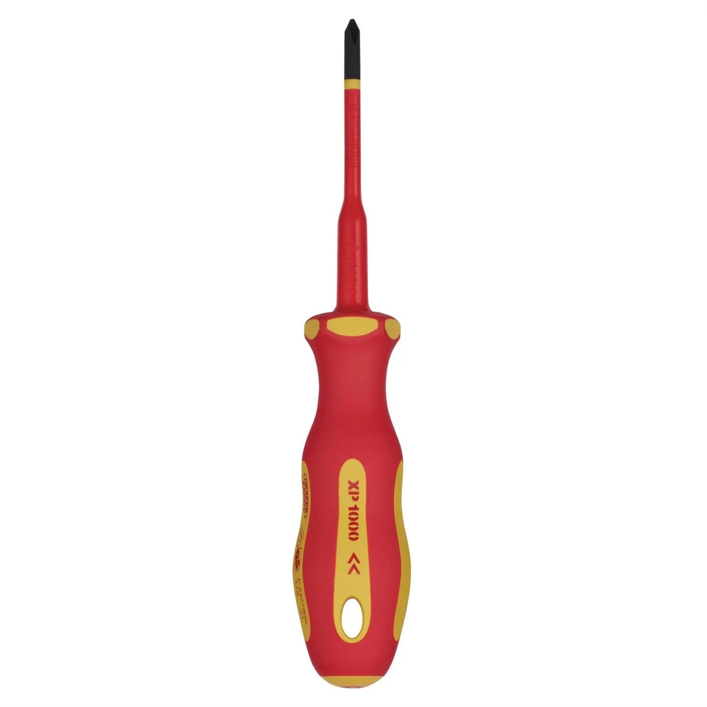 Draper 02163 XP1000® VDE Slimline Cross Slot Screwdriver No.1 x 80mm Draper