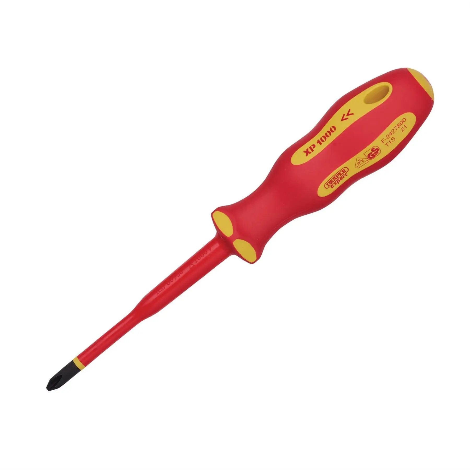 Draper 02164 XP1000® VDE Slimline Cross Slot Screwdriver No.2 x 100mm Draper