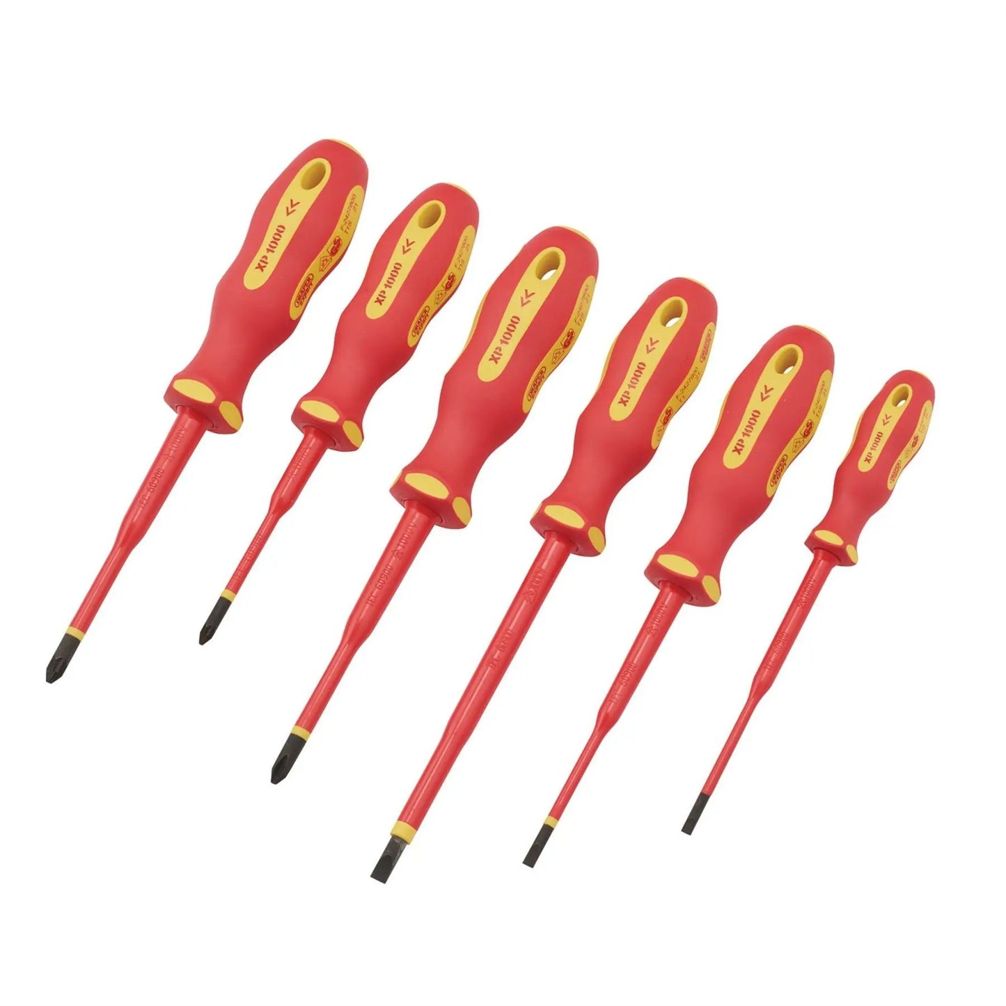 Draper 02167 XP1000® VDE Slimline Screwdriver Set 6 Piece Draper