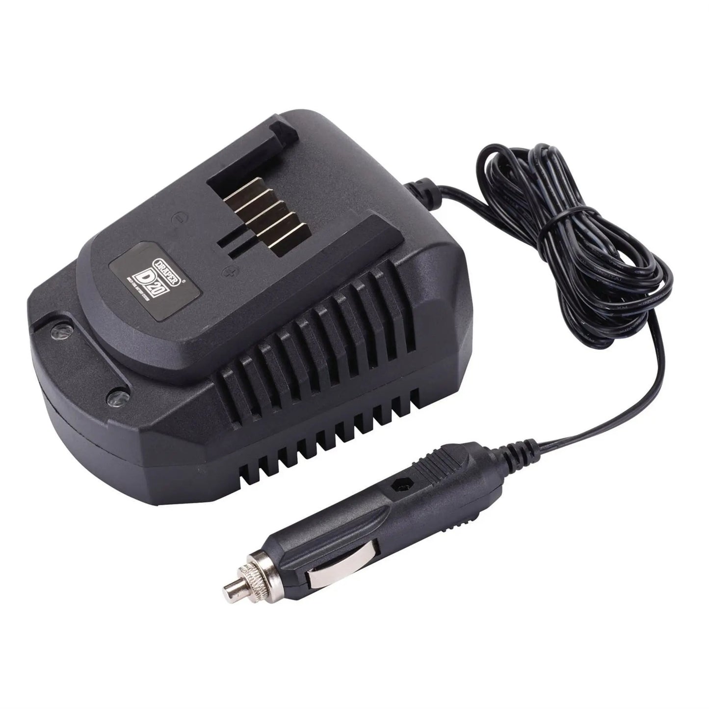 Draper 02255 D20 12V Li-ion In-Car Battery Charger 2.2A Draper