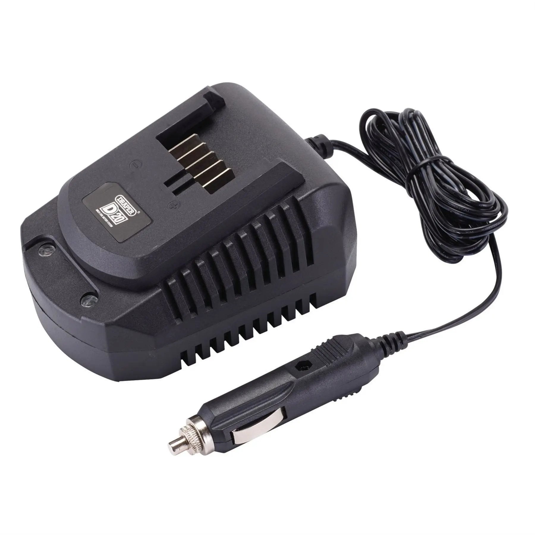 Draper 02255 D20 12V Li-ion In-Car Battery Charger 2.2A Draper
