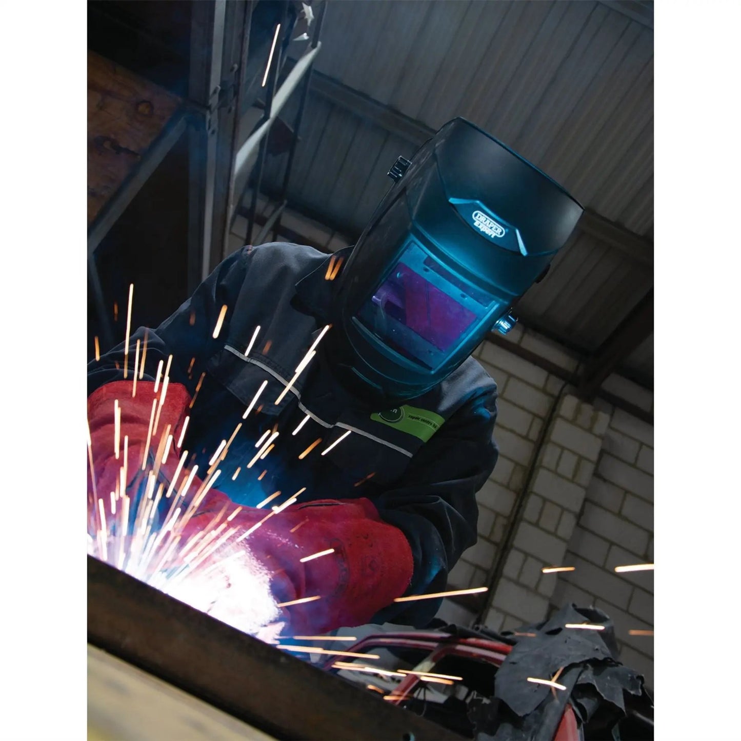 Draper 02512 Expert Auto-Darkening Multi-Use Welding Helmet Shade 5-13 Draper