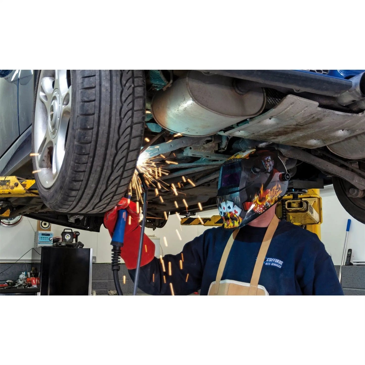 Draper 02515 Auto-Darkening Welding Helmet Playing Cards Draper