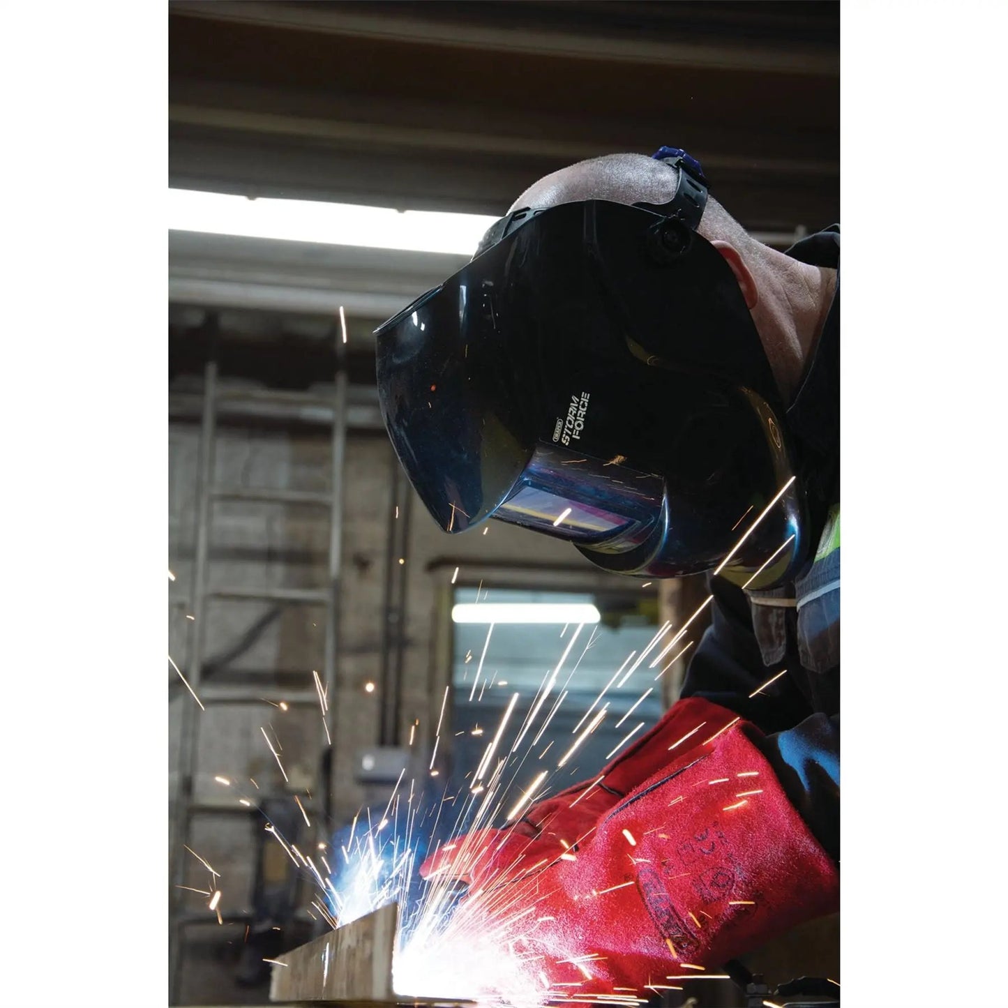 Draper 02517 Storm Force® Fixed Shade Auto Darkening Welding Helmet Shade 11 Draper