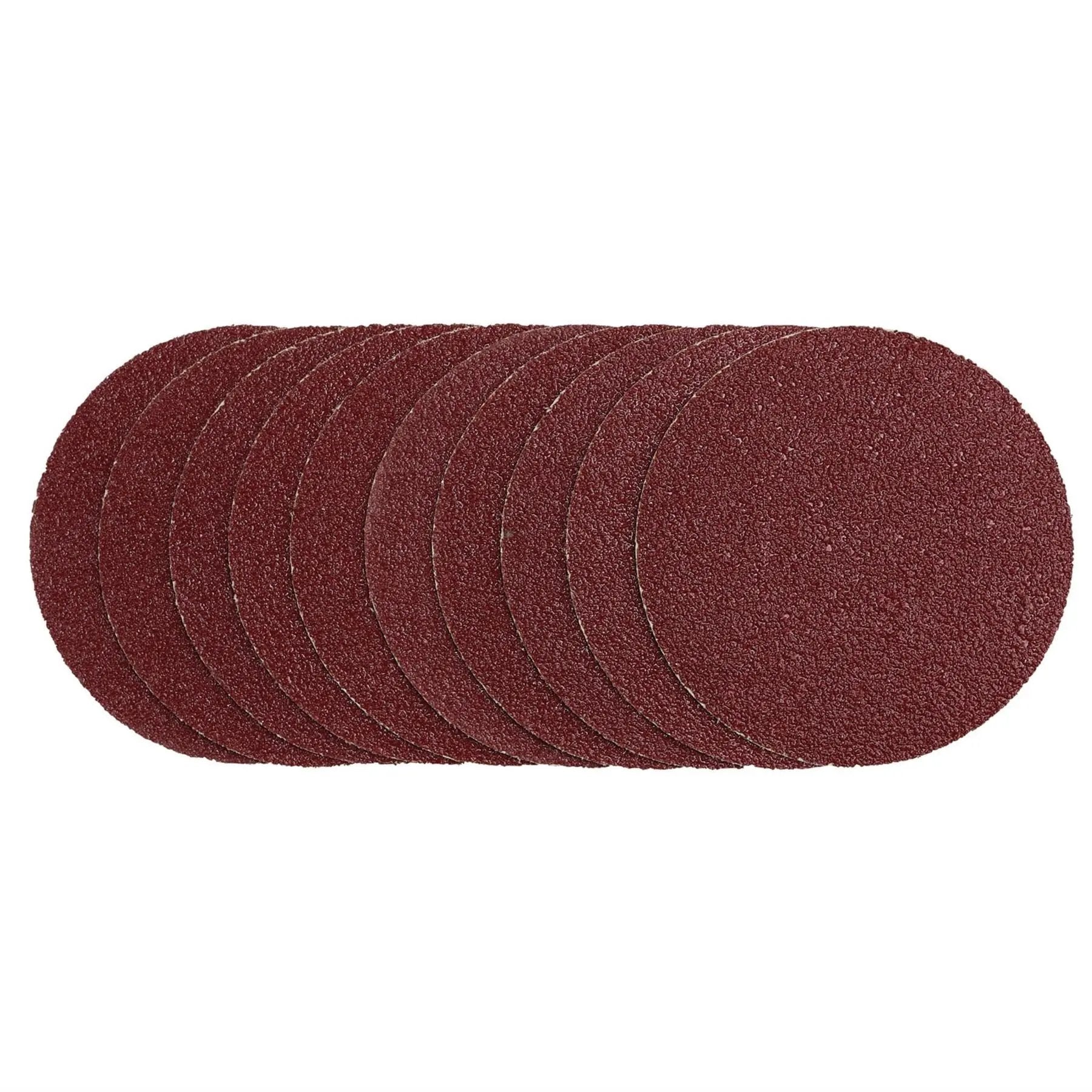 Draper 02693 Sanding Discs 125mm Hook & Loop 40G Pack of 10 Draper