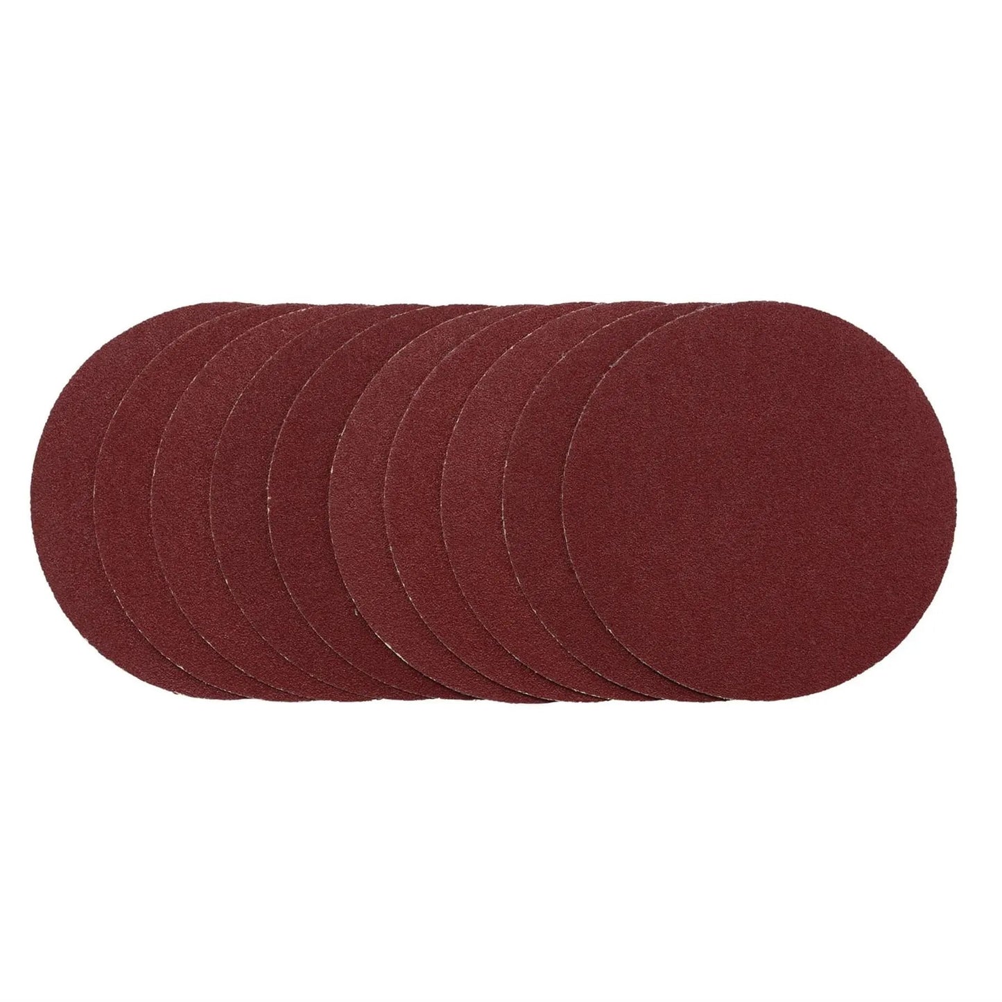 Draper 02694 Sanding Discs 125mm Hook & Loop 80G Pack of 10 Draper