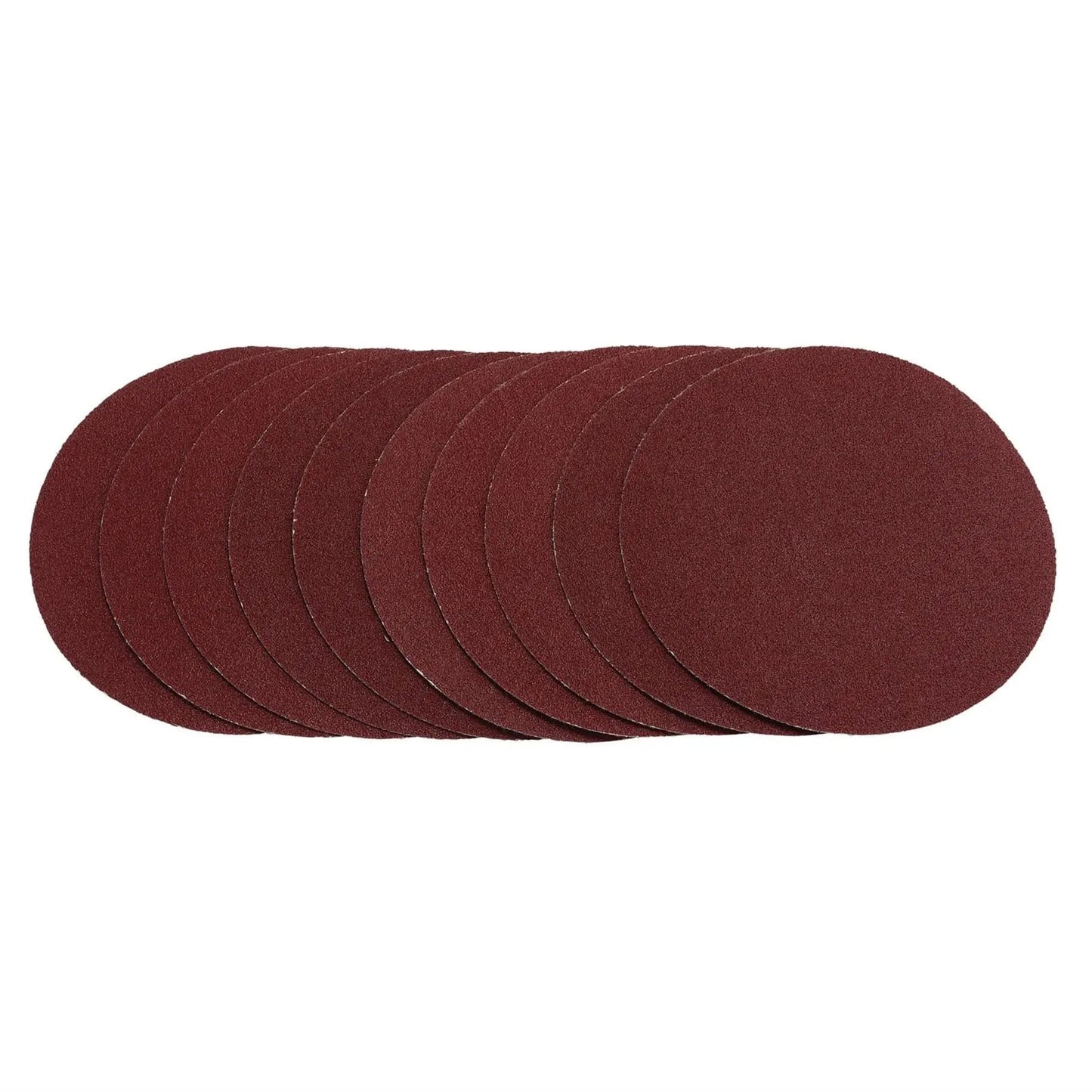 Draper 02694 Sanding Discs 125mm Hook & Loop 80G Pack of 10 Draper