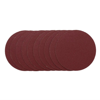Draper 02695 Sanding Discs 125mm Hook & Loop 120G Pack of 10 Draper