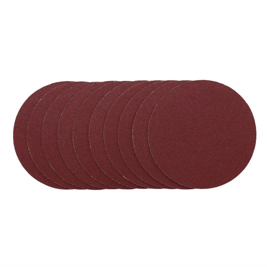 Draper 02695 Sanding Discs 125mm Hook & Loop 120G Pack of 10 Draper