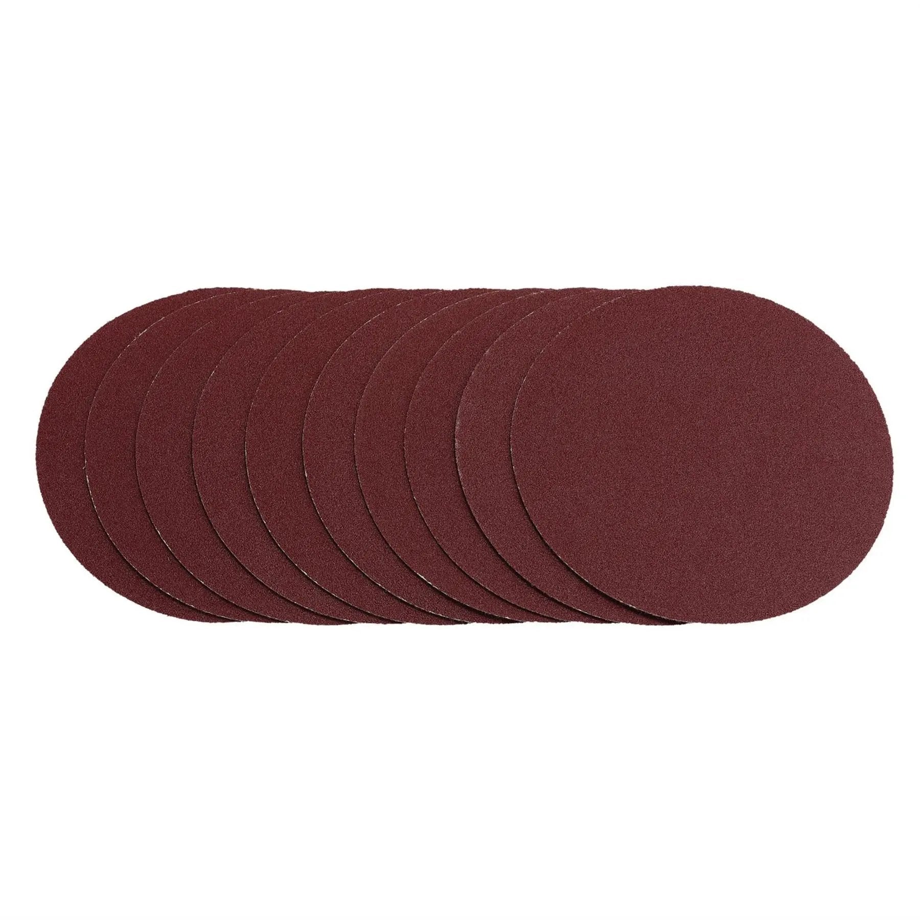 Draper 02695 Sanding Discs 125mm Hook & Loop 120G Pack of 10 Draper