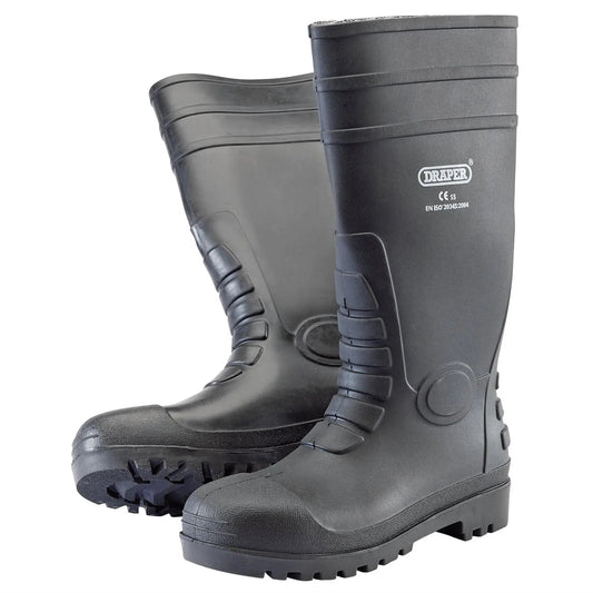 Draper 02702 Safety Wellington Boots Size 12 S5 Draper