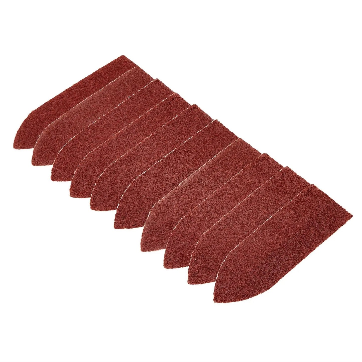 Draper 02927 Hook and Loop Finger Sander Sheets 67 x 67 x 22mm 120 Grit Pack of 10 Draper