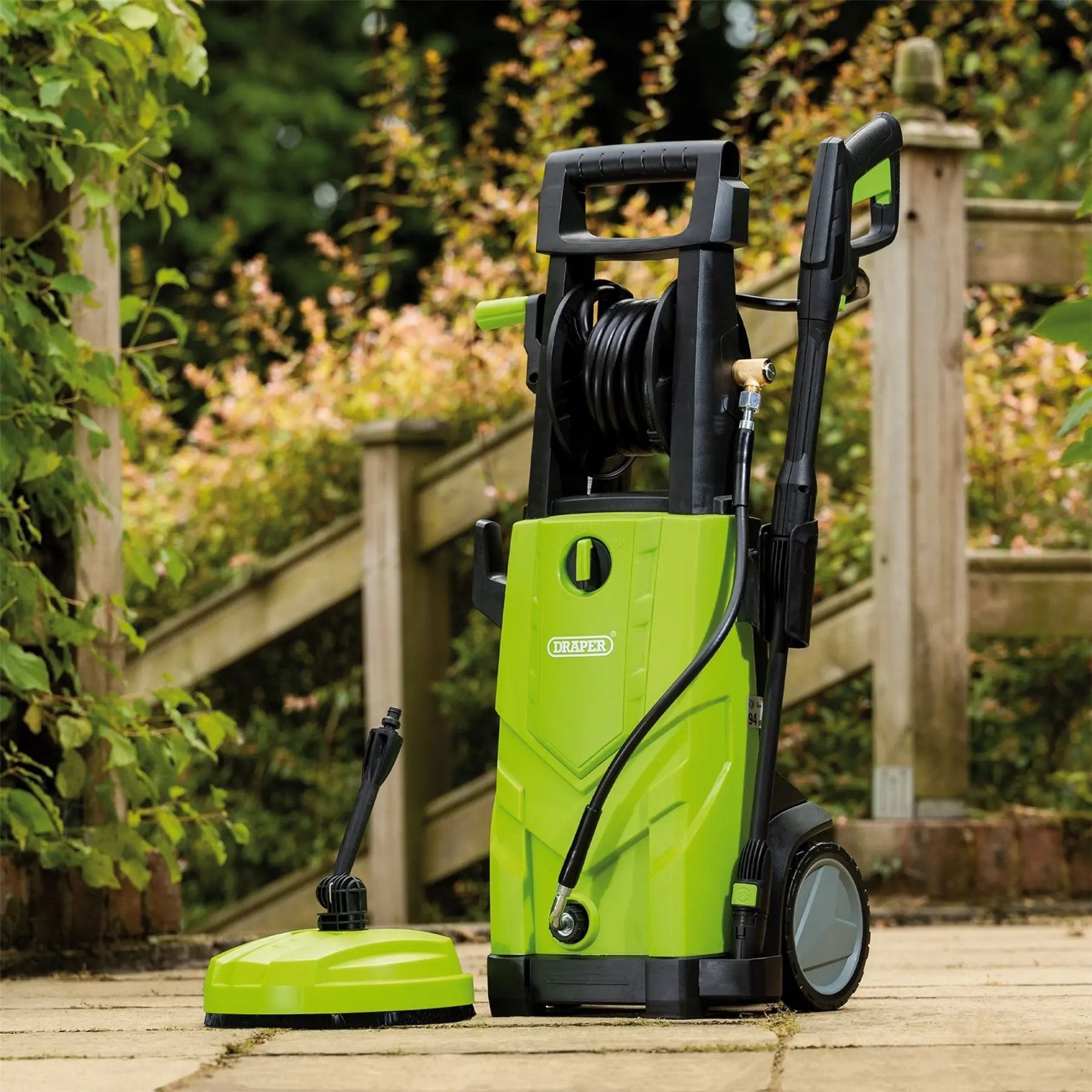 Draper 03095 230V Pressure Washer 2200W 165Bar Green Draper