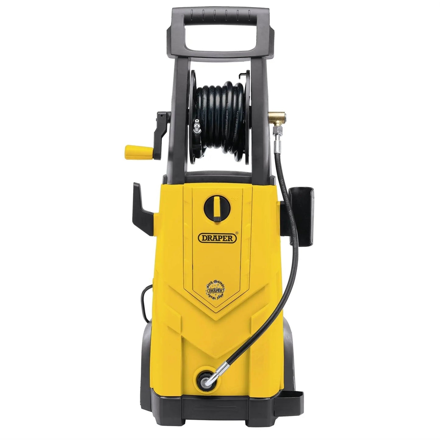 Draper 03096 230V Pressure Washer 2200W 165Bar Yellow Draper