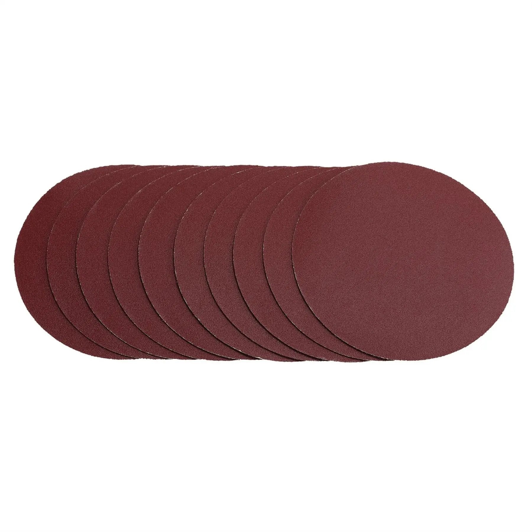 Draper 03156 Sanding Discs 125mm Hook & Loop 240G Pack of 10 Draper