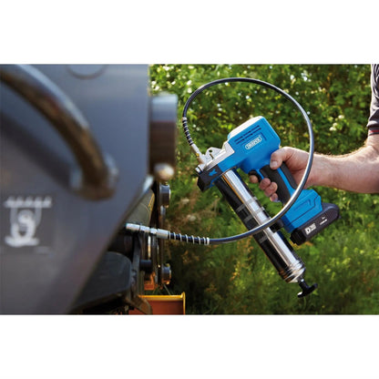 Draper 03359 D20 20V Grease Gun Kit 1 x 2.0Ah Battery 1 x Charger 3 Piece Draper