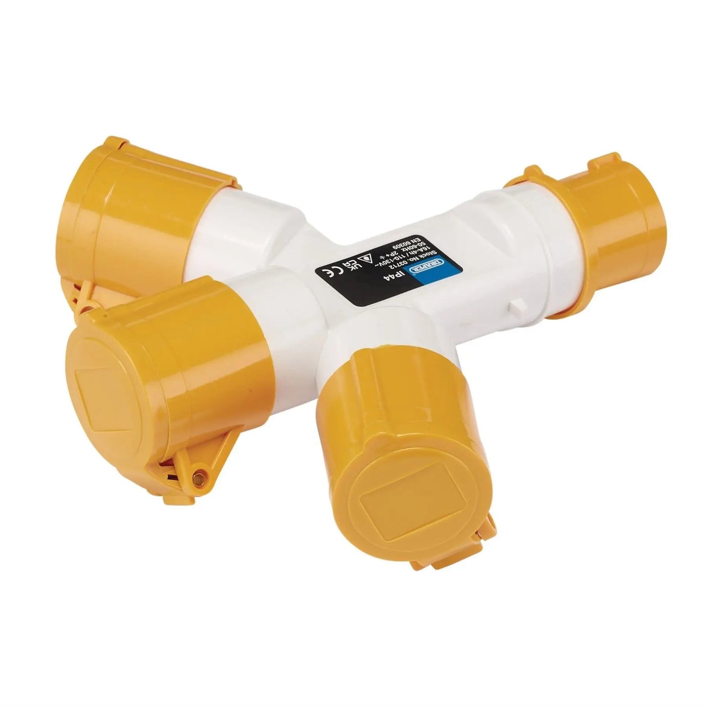 Draper 03712 110V 3-Way Splitter 16A Draper