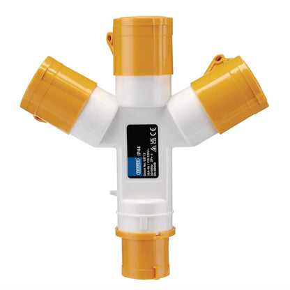 Draper 03712 110V 3-Way Splitter 16A Draper