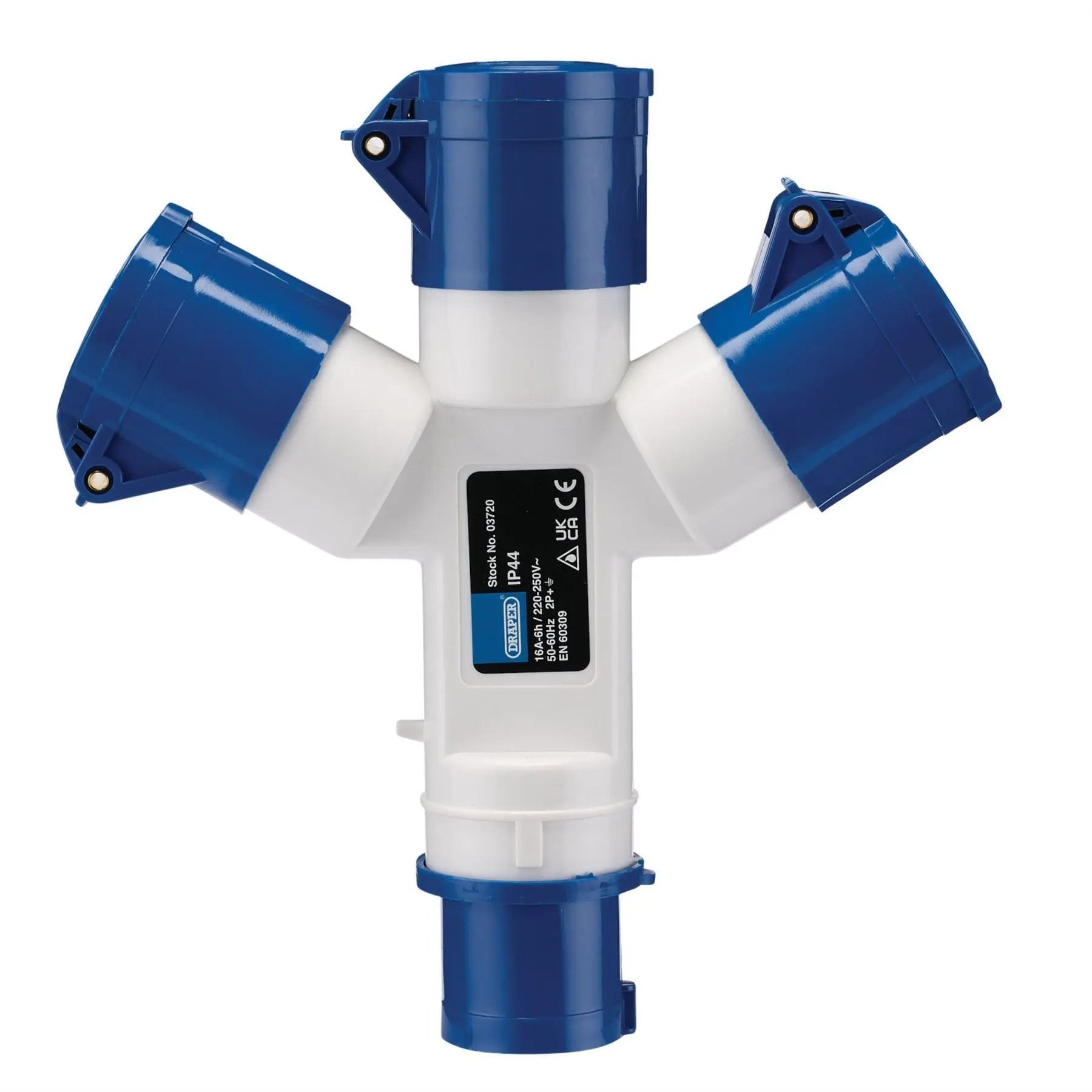 Draper 03720 230V 3-Way Splitter 16A Draper