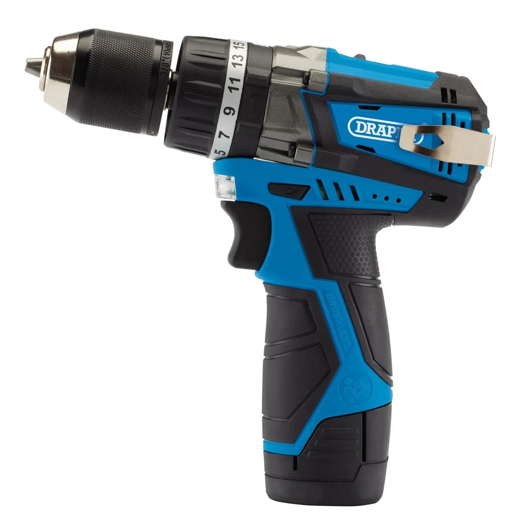 Draper 03862 12V Brushless Combi Drill Sold Bare Draper