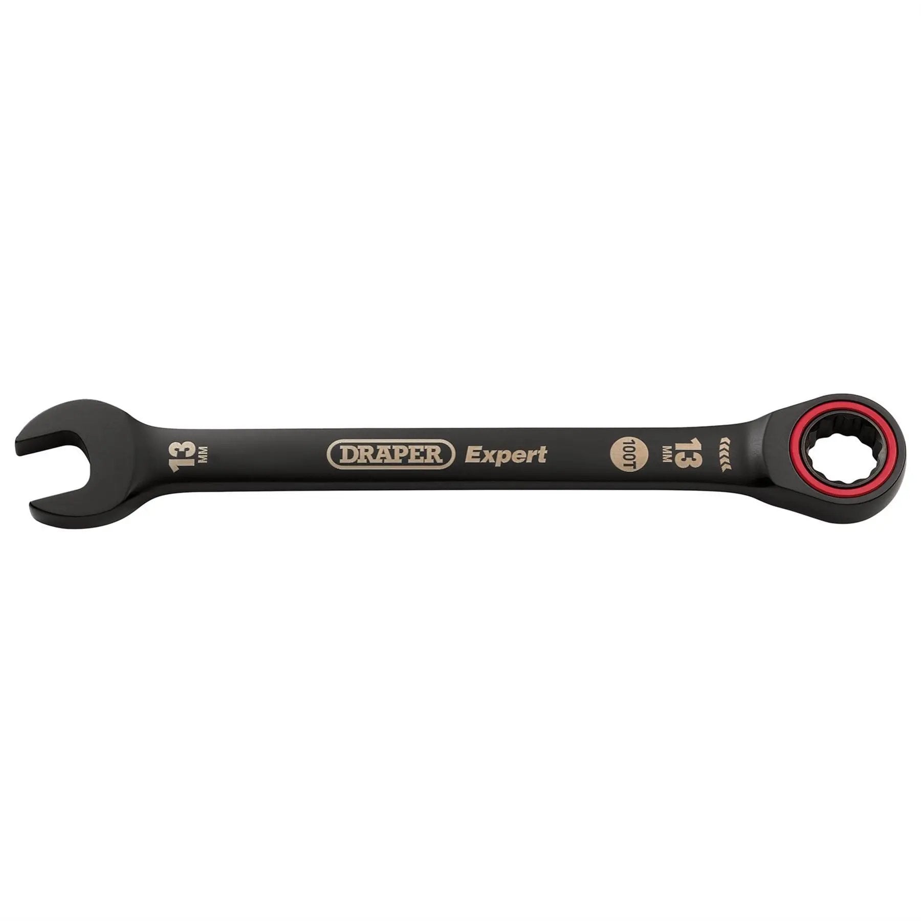 Draper 03884 Expert HI-TORQ® Metric Ratchet Combination Spanner 13mm Black Draper