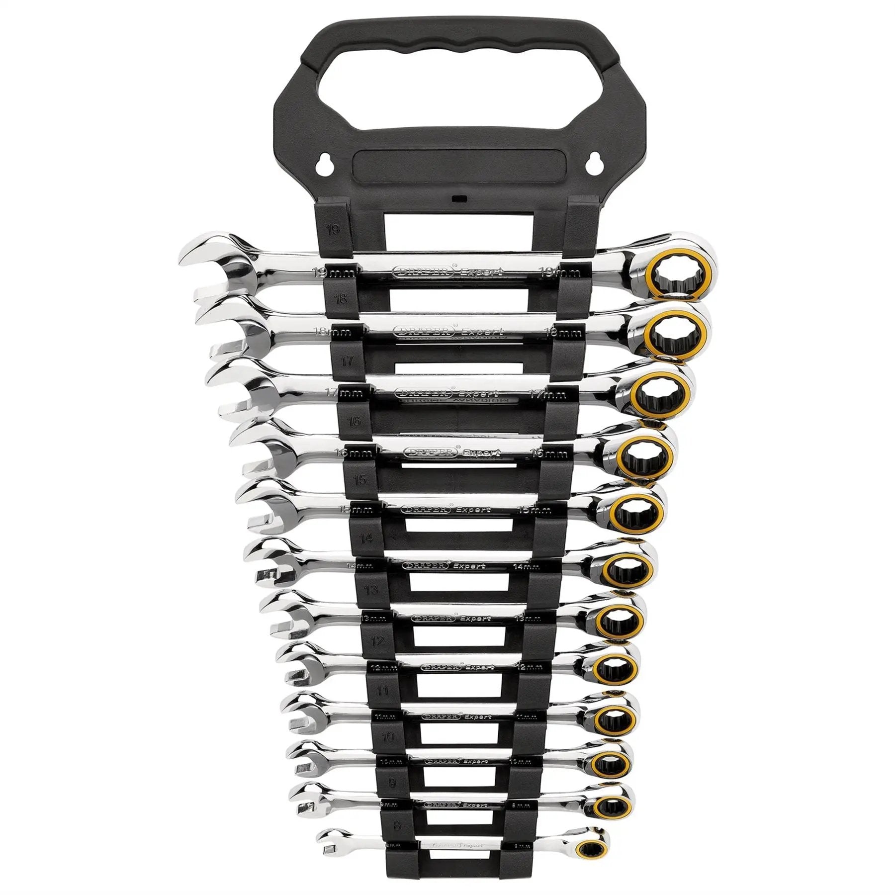 Draper 03897 Expert HI-TORQ® Metric Ratchet Combination Spanner Set 12 Piece Draper