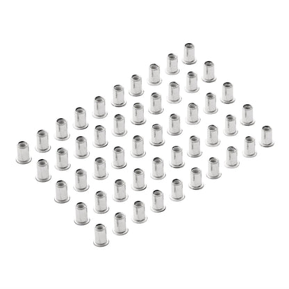 Draper 04053 Zinc Plated Threaded Insert Rivet Nuts M6 x 1.0mm Pack of 50 Draper