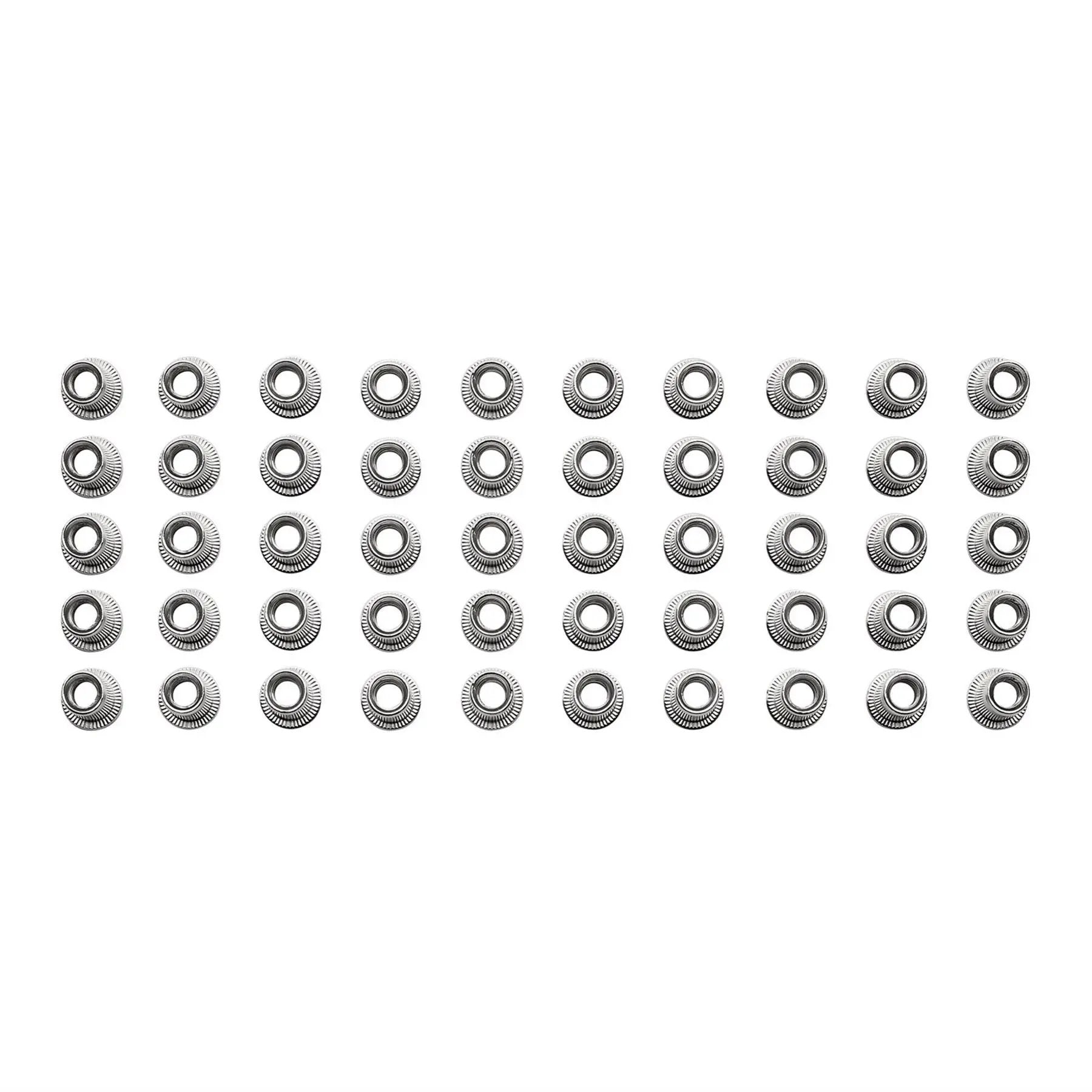 Draper 04053 Zinc Plated Threaded Insert Rivet Nuts M6 x 1.0mm Pack of 50 Draper