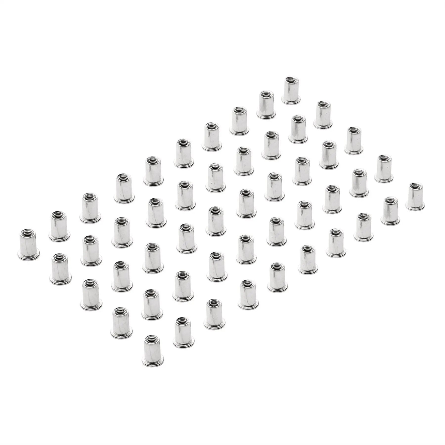 Draper 04054 Zinc Plated Threaded Insert Rivet Nuts M8 x 1.25mm Pack of 50 Draper