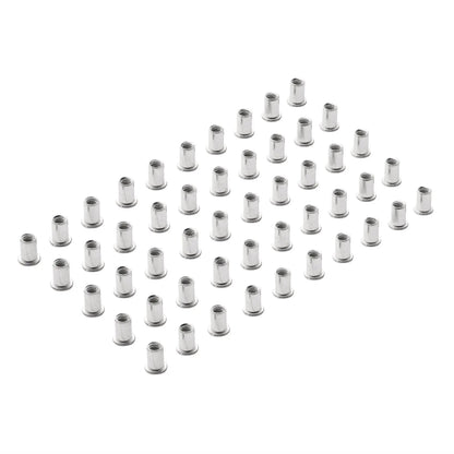 Draper 04054 Zinc Plated Threaded Insert Rivet Nuts M8 x 1.25mm Pack of 50 Draper