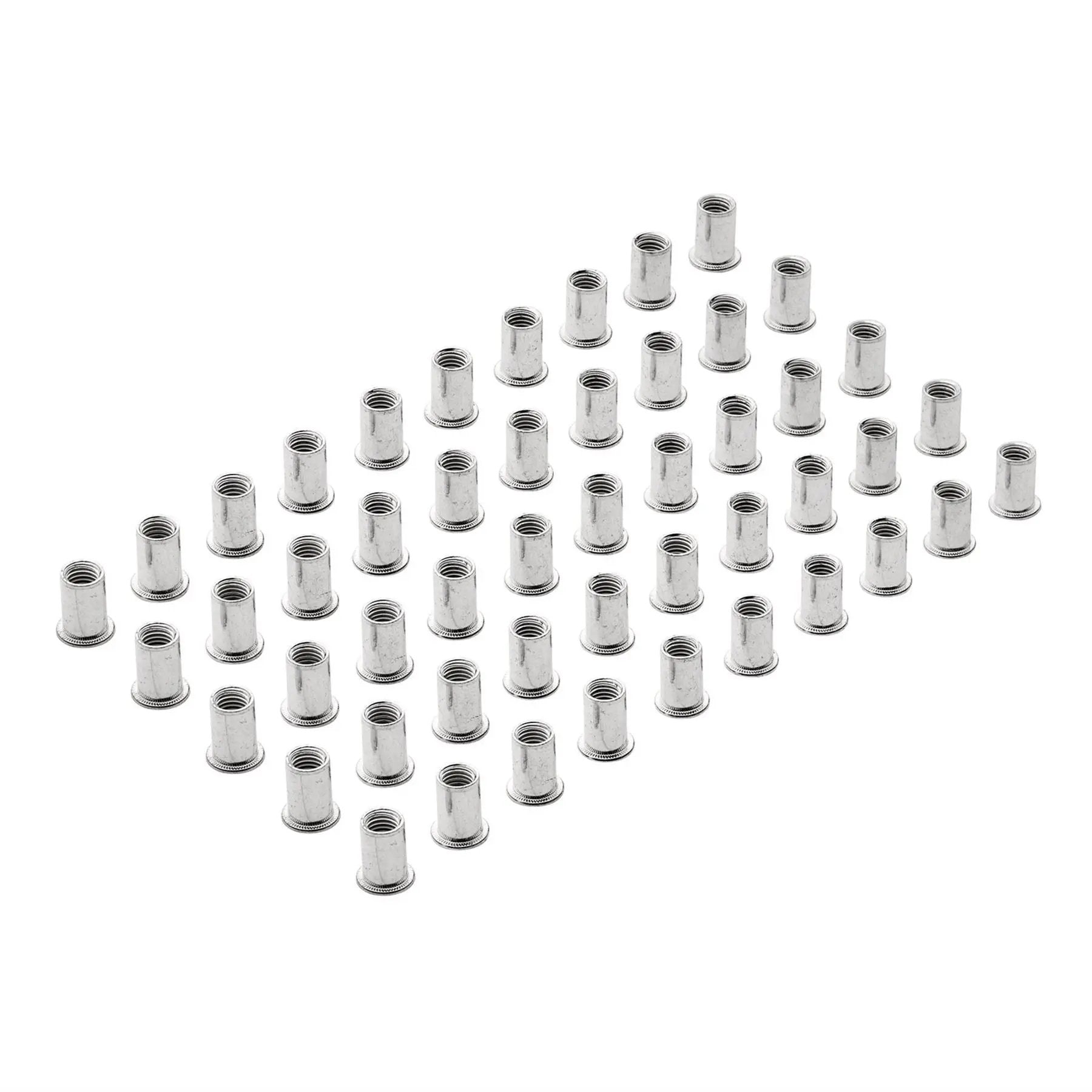Draper 04056 Zinc Plated Threaded Insert Rivet Nuts M10 x 1.5mm Pack of 50 Draper