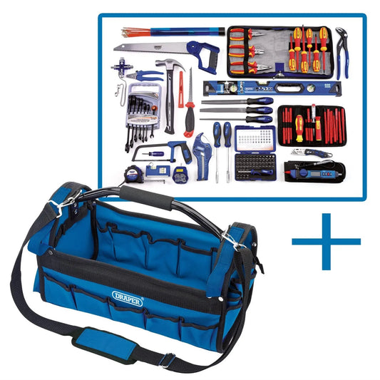Draper 04319 Electricians Tote Bag Tool Kit Draper