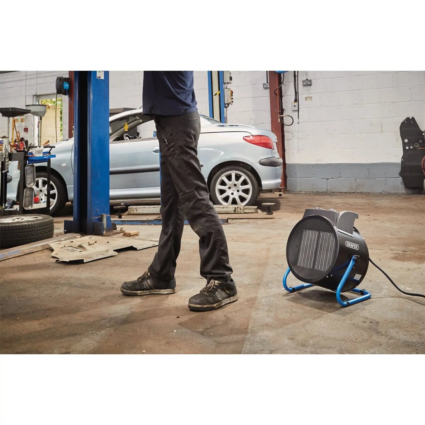 Draper 04570 400V PTC Electric Space Heater 9kW 30708 BTU Draper