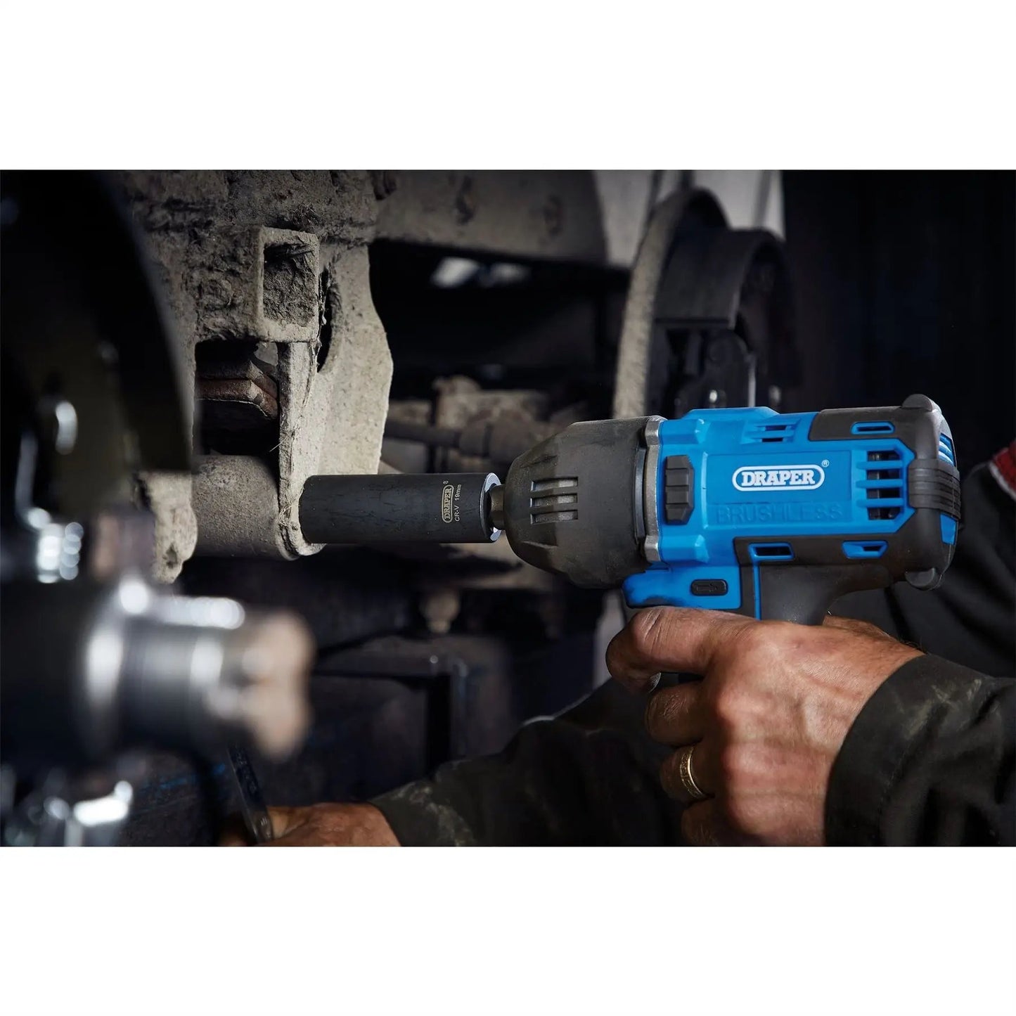 Draper 04577 HI-TORQ® Metric Deep Impact Socket Set 1/2" Sq. Dr. 19 Piece Draper