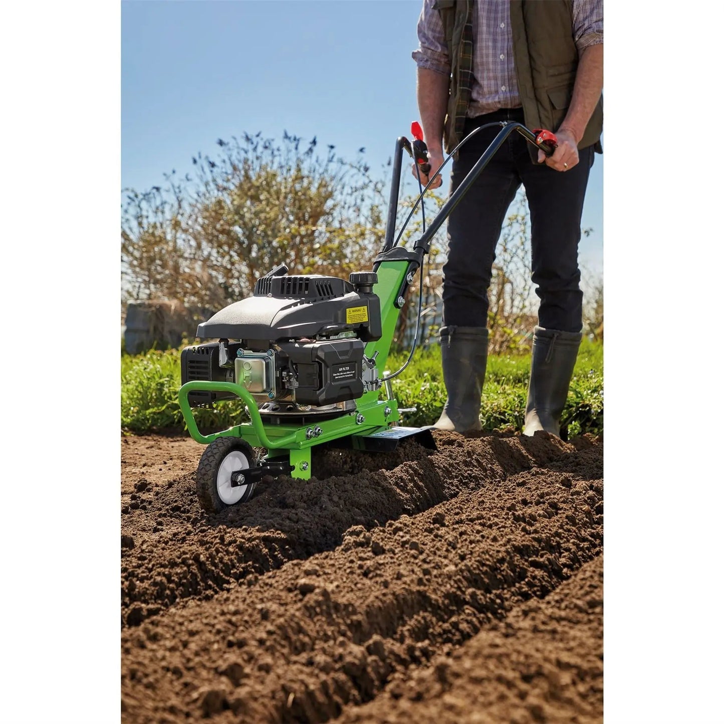 Draper 04604 Self-Propelled Petrol Tiller and Cultivator 560mm 161cc/9HP Draper