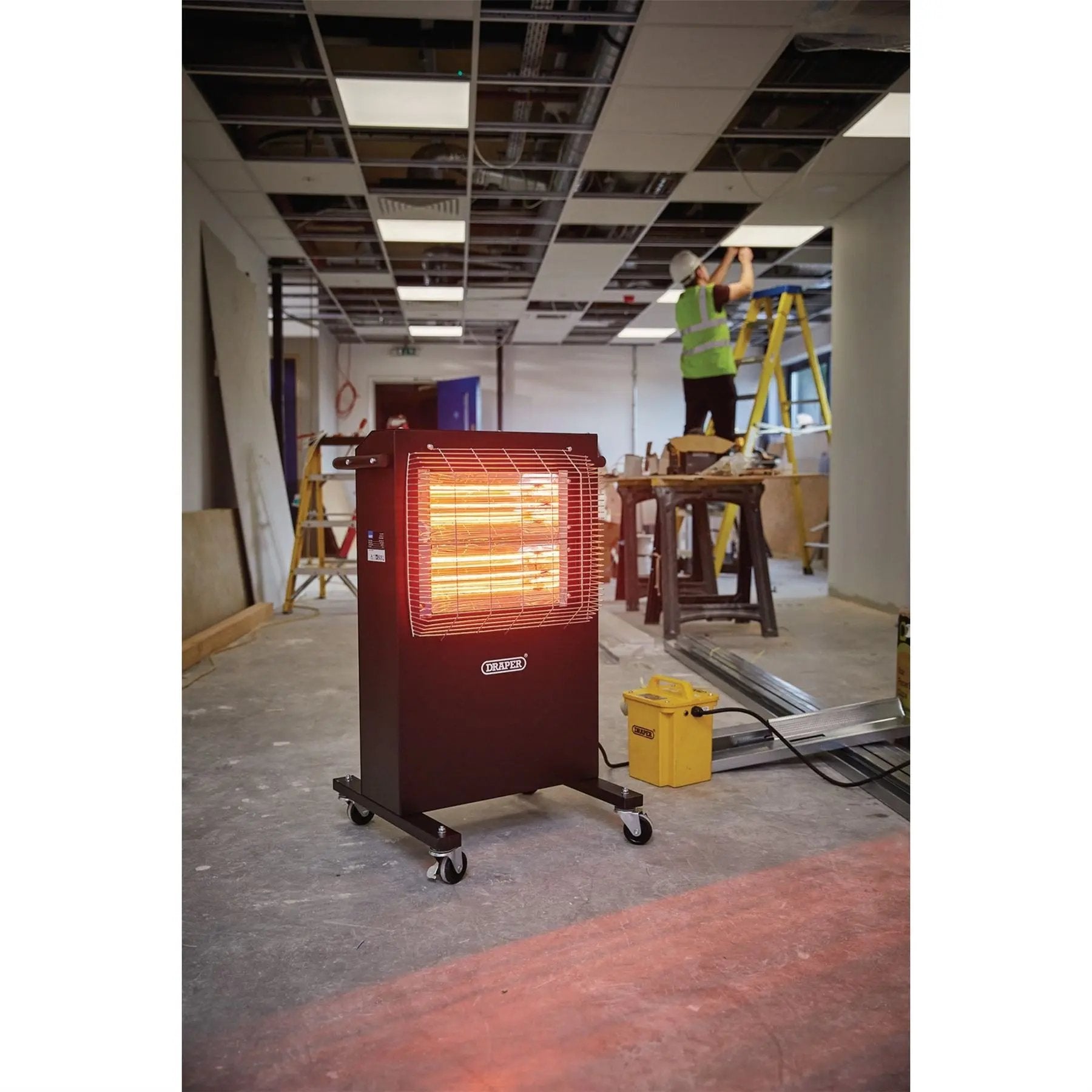 Draper 04746 110V Infrared Cabinet Heater 2.4kW 8188 BTU Draper