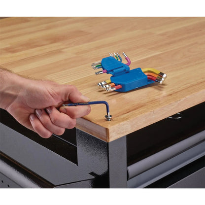 Draper 04912 Expert Metric Short Arm Ball End Hex Key Set Colour Coded 9 Piece Draper