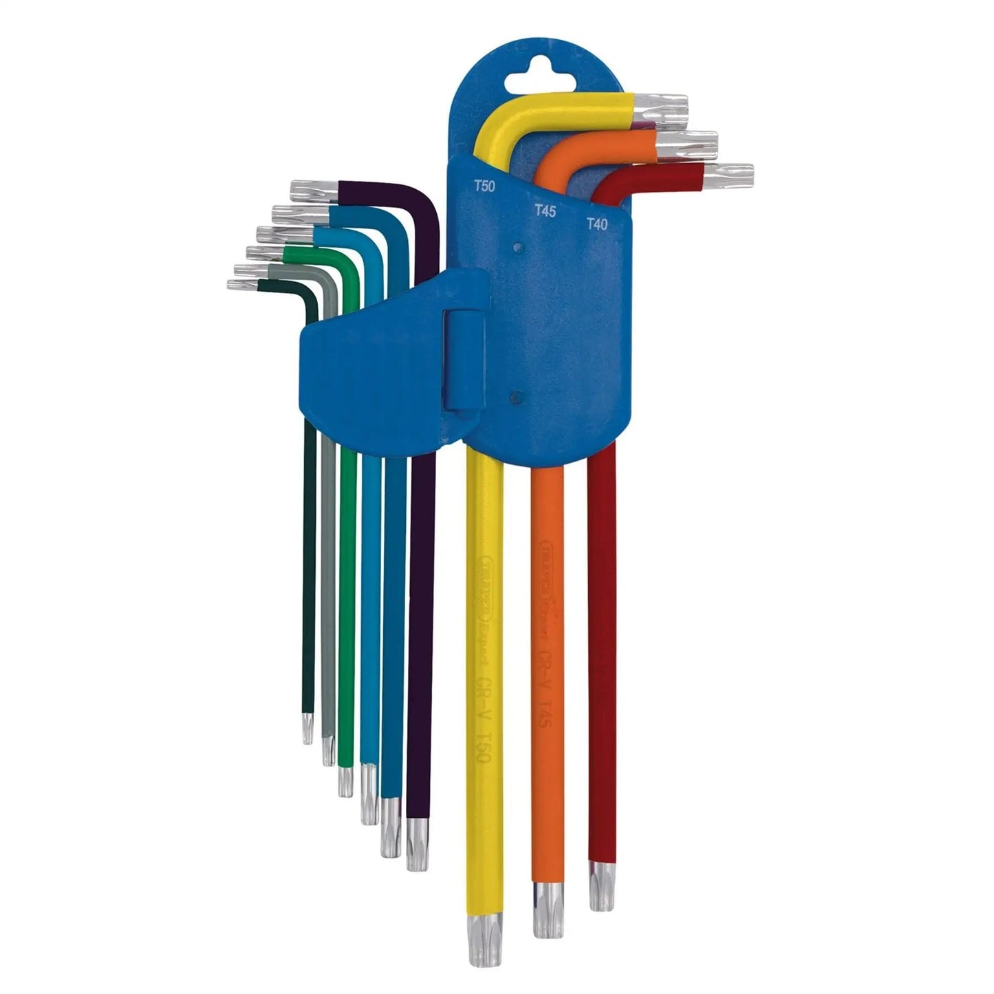 Draper 04926 Expert TX-STAR® Metric Extra-long Arm Key Set Colour Coded 9 Piece Draper