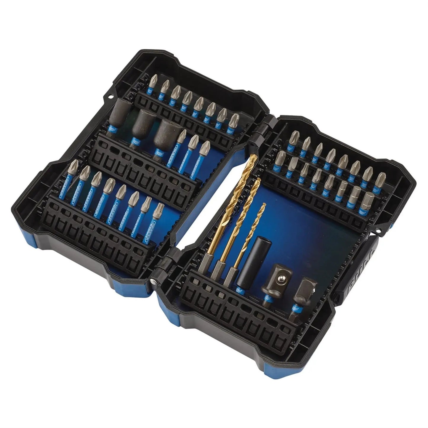 Draper 04931 Expert Impact Screwdriver Bit Set 1/4" Hex 44 Piece Draper
