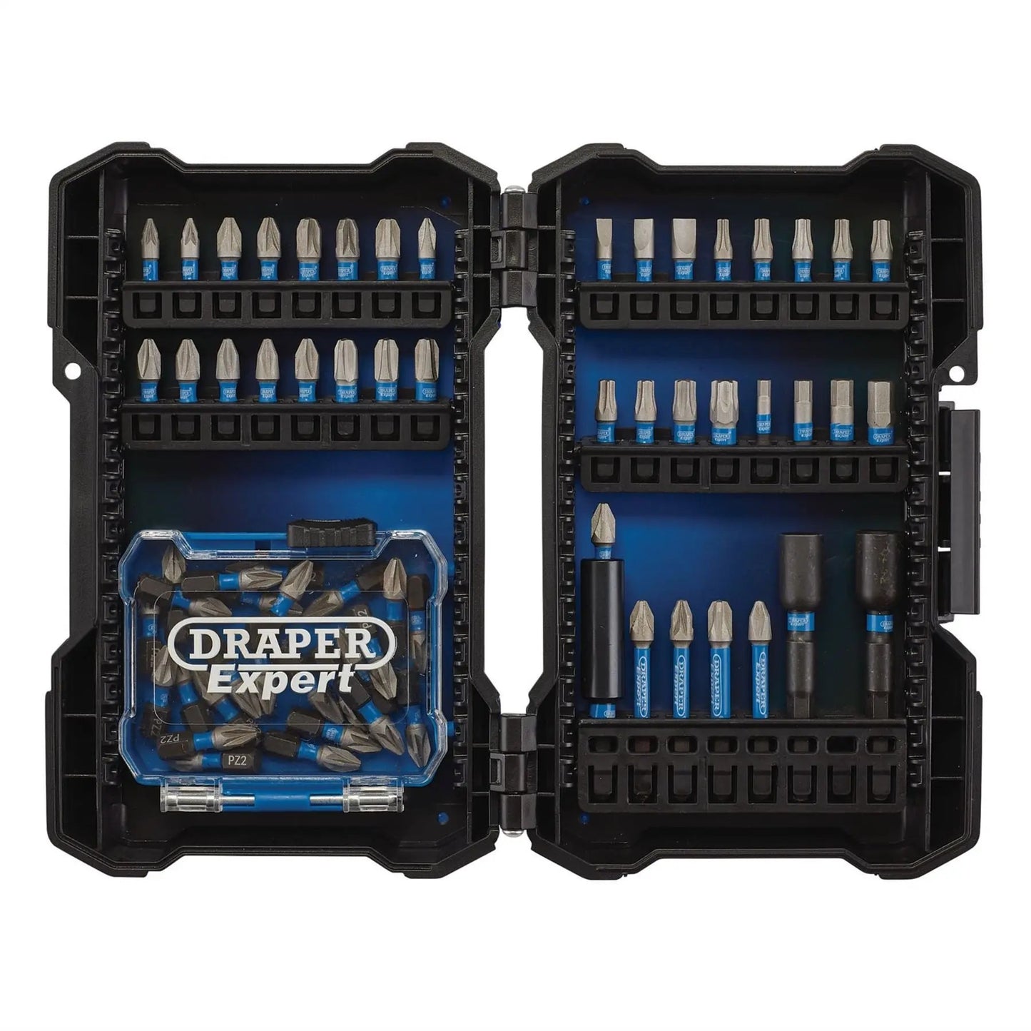 Draper 04932 Expert Impact Screwdriver Bit Set 1/4" Hex 65 Piece Draper