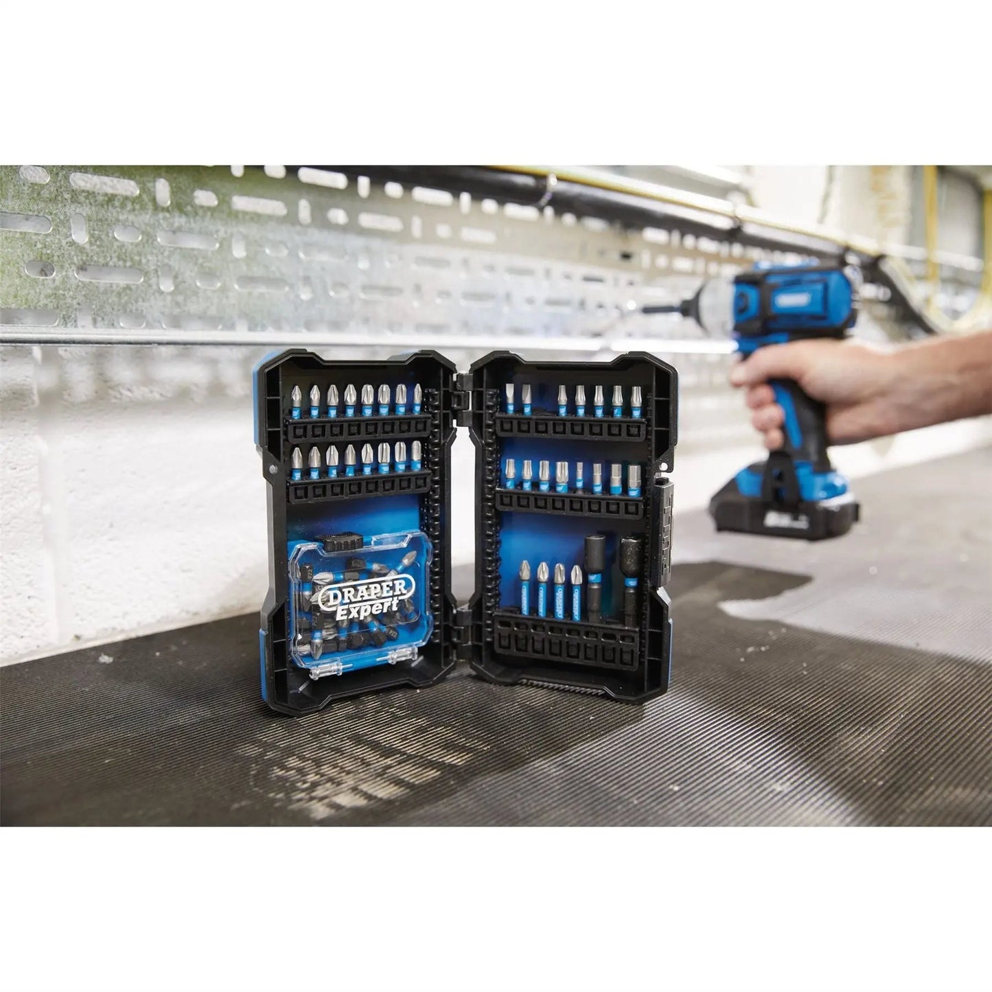 Draper 04932 Expert Impact Screwdriver Bit Set 1/4" Hex 65 Piece Draper