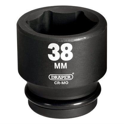 Draper 05018 Expert HI-TORQ® 6 Point Impact Socket 3/4" Sq. Dr. 38mm Draper