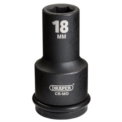 Draper 05050 Hi-TORQ® Deep Impact Socket 3/4" Sq. Dr. 18mm Draper